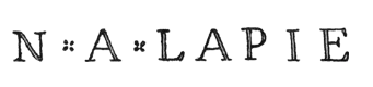 Nicolas-Alexandre Lapie dit l'aîné Nicolas-Alexandre Lapie dit l'aîné