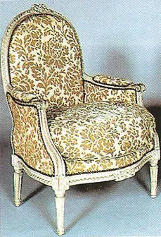 Bergère d'époque Louis XV Restauration de meubles à Paris - Vincennes. Historique de la Bergère d'époque Louis XV