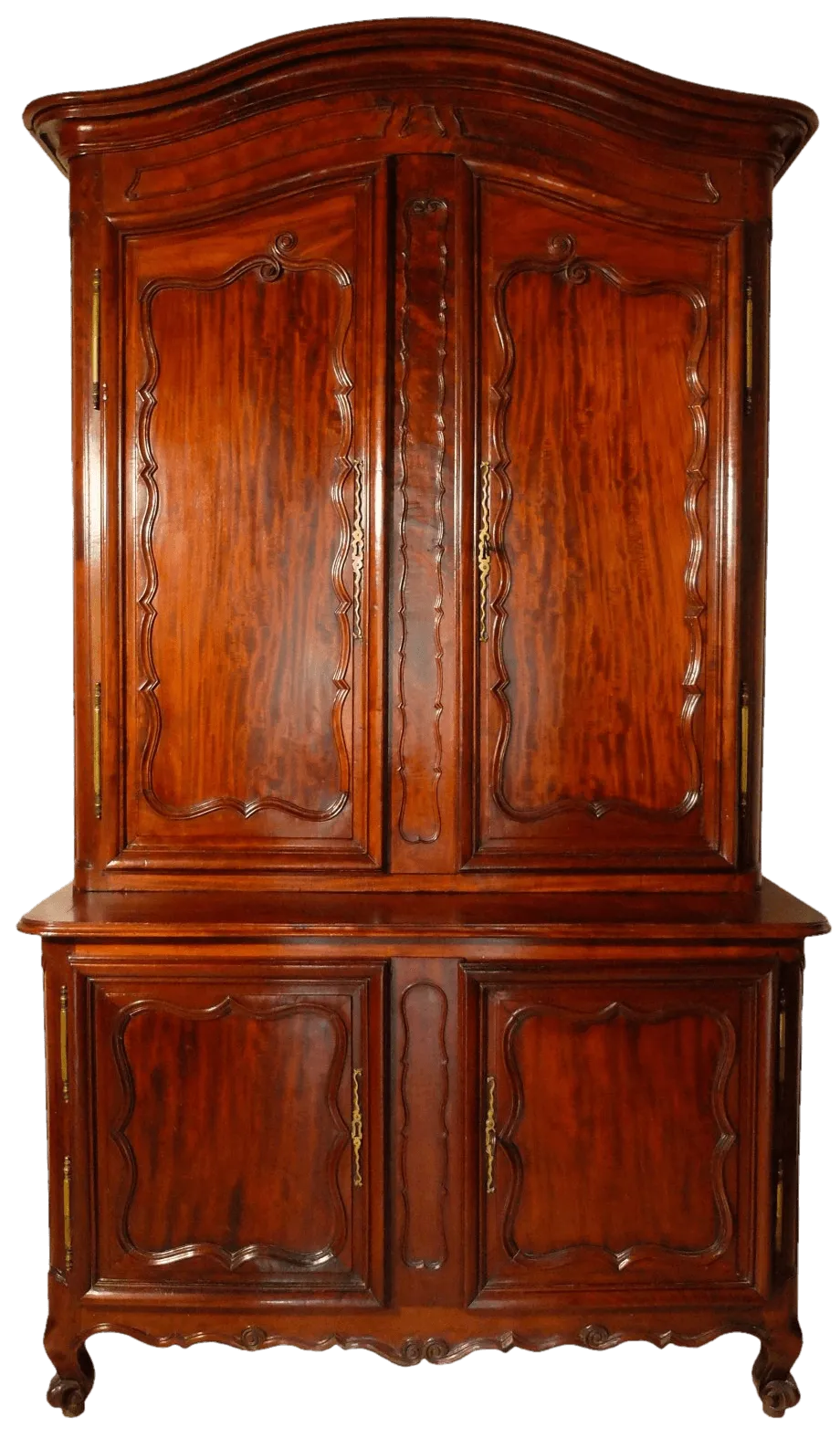Buffet deux corps d'époque Louis XV Buffet deux corps d'époque Louis XV