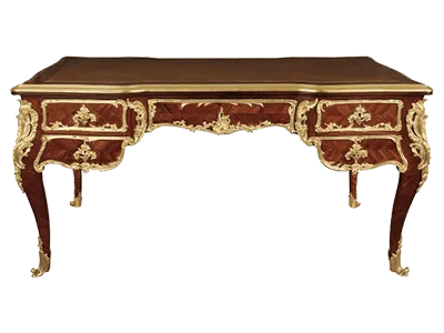 Bureau d'époque Louis XV Restauration de meubles à Paris - Vincennes. Historique du Bureau d'époque Louis XV
