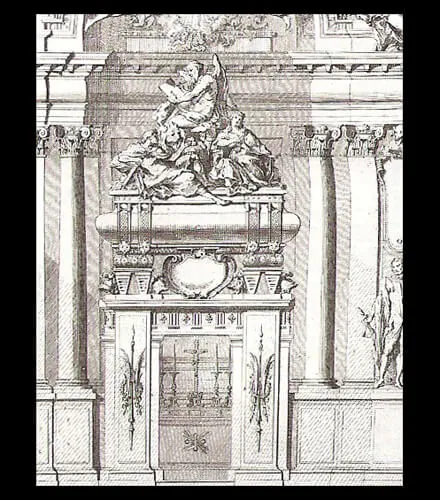 Projet de tombeau par Gilles Oppenordt Projet de tombeau par Gilles Oppenordt