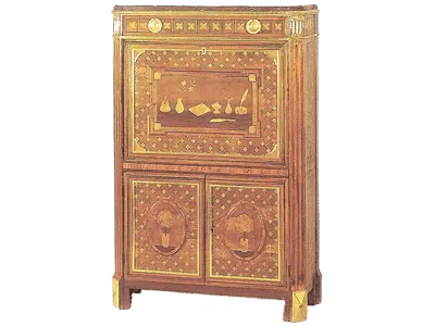 Secrétaire Louis XVI Restauration de meubles à Paris - Vincennes. Historique du secrétaire Louis XVI