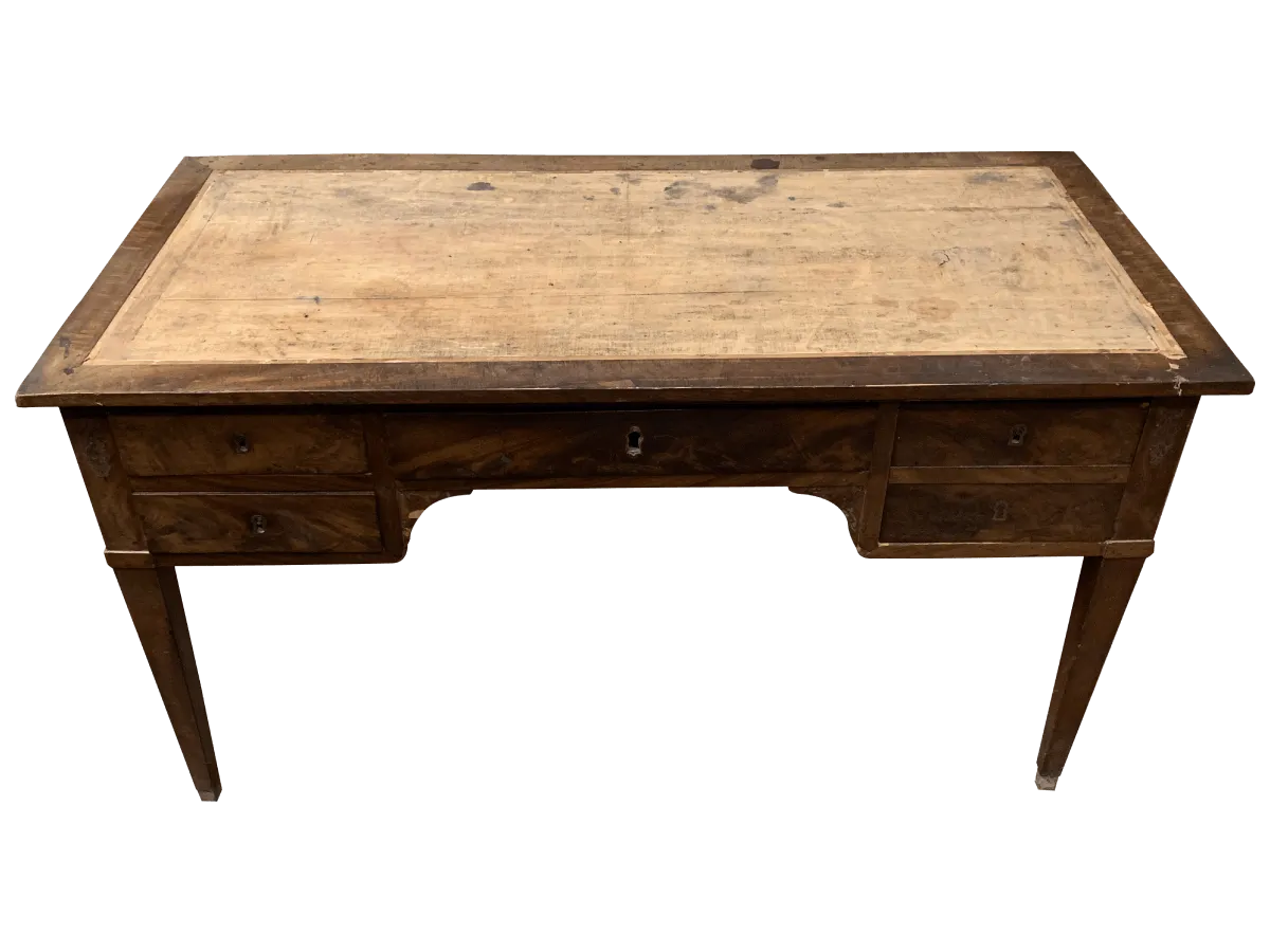 Avant restauration. Bureau d'époque Charles X Avant restauration. Restauration à Paris - Vincennes d'un Bureau d'époque Charles X