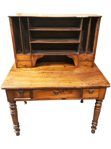 Avant restauration. Bureau d'époque Louis Philippe Avant restauration. Restauration à Paris - Vincennes d'un Bureau d'époque Louis Philippe