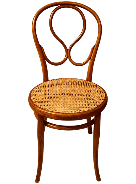 Après restauration. Chaise Thonet Après restauration. Restauration à Paris - Vincennes d'une chaise Thonet