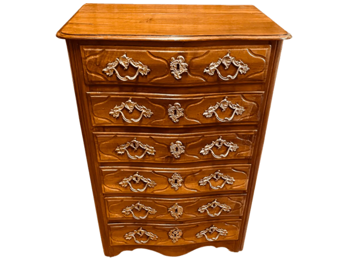 Après restauration. Commode d'époque Louis XIV Après restauration. Restauration à Paris - Vincennes d'une commode d'époque Louis XIV