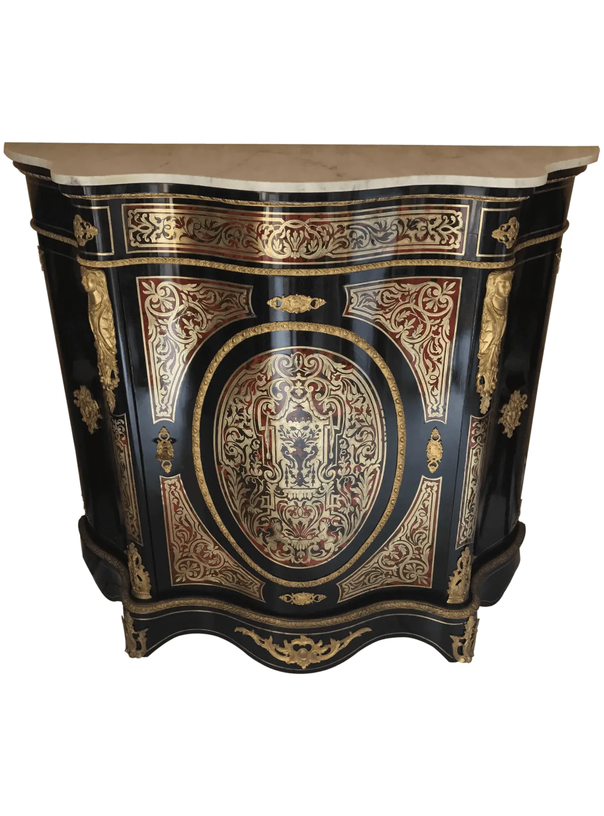 Après restauration. Meuble d'appui d'époque Napoléon III Après restauration. Meuble d'appui d'époque Napoléon III