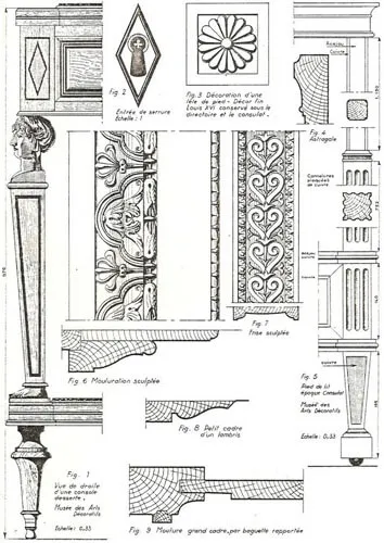 Moulures et ornements Directoire Moulures et ornements Directoire