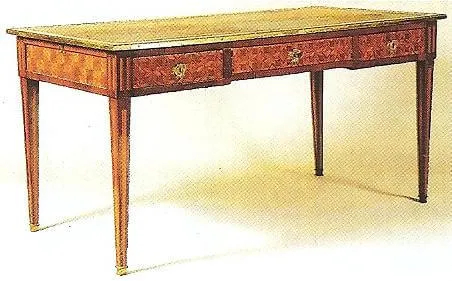 Bureau plat Louis XVI Bureau plat Louis XVI